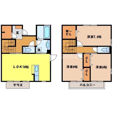 グランリッチの物件間取画像